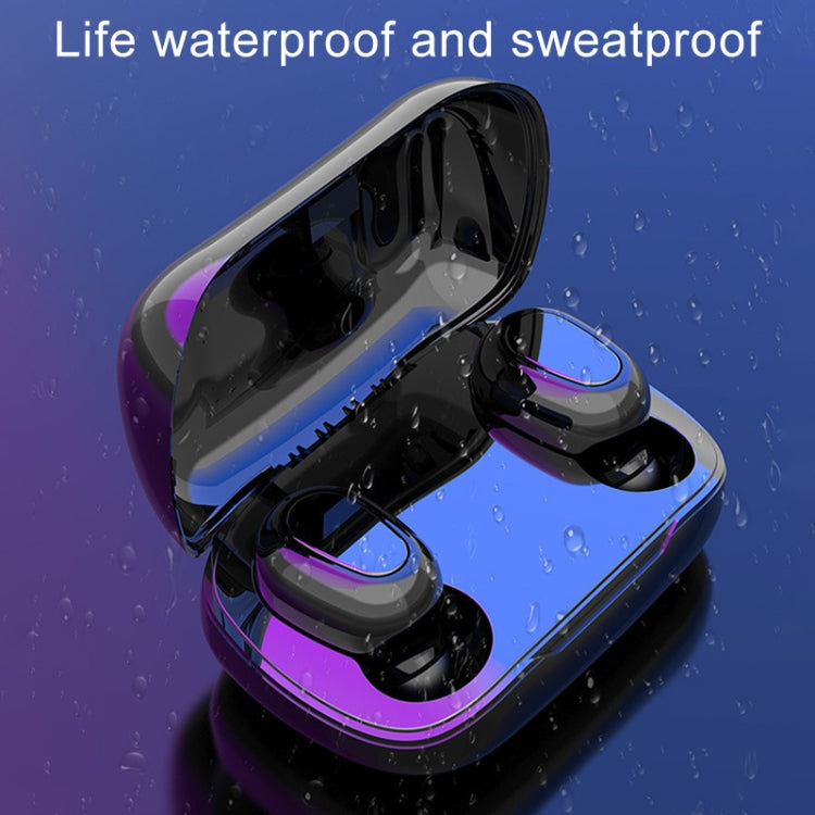 L-21 9D Sound Effects Bluetooth 5.0 Touch Wireless Bluetooth Earphone with Charging Box, Support HD Call (Pink) - Bluetooth Earphone by PMC TechLife | Online Shopping South Africa | PMC TechLife