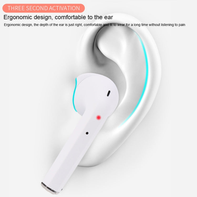 InPods 2 TWS V5.0 Wireless Bluetooth HiFi Headset with Charging Case, Support Auto Pairing & Touch Control (White) - TWS Earphone by PMC TechLife | Online Shopping South Africa | PMC TechLife