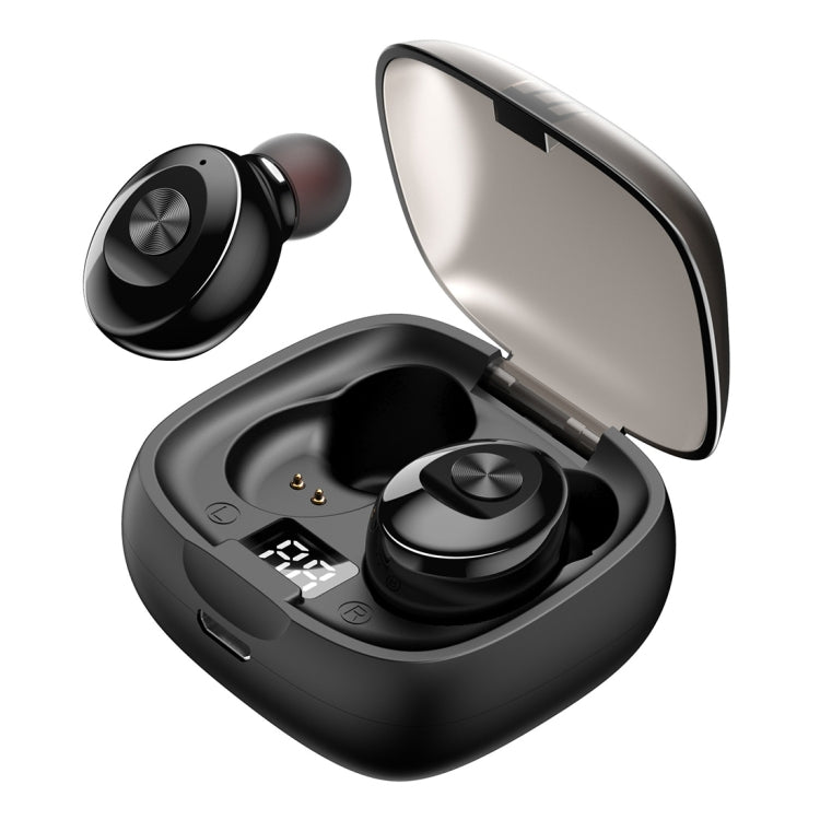 XG-8 TWS Digital Display Touch Bluetooth Earphone with Magnetic Charging Box(Black) - TWS Earphone by PMC TechLife | Online Shopping South Africa | PMC TechLife