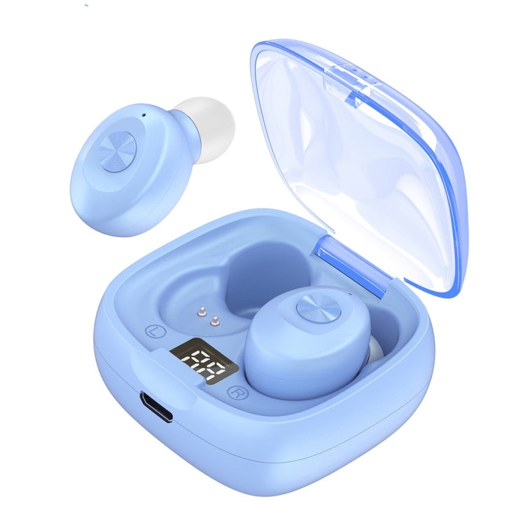 XG-8 TWS Digital Display Touch Bluetooth Earphone with Magnetic Charging Box(Blue) - TWS Earphone by PMC TechLife | Online Shopping South Africa | PMC TechLife
