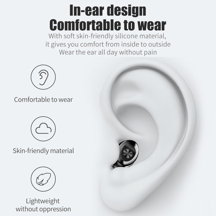 XG-8 TWS Digital Display Touch Bluetooth Earphone with Magnetic Charging Box(Blue) - TWS Earphone by PMC TechLife | Online Shopping South Africa | PMC TechLife