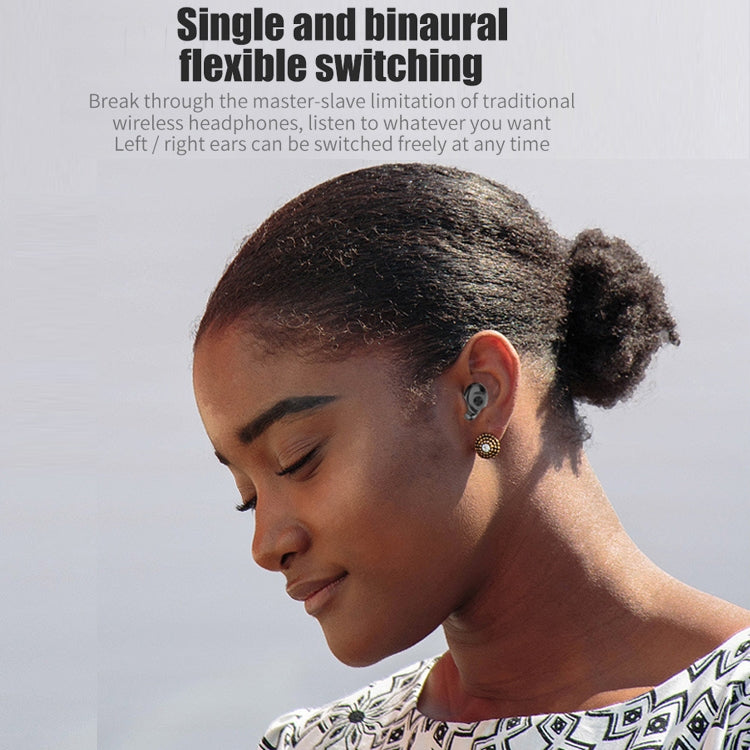 XG-8 TWS Digital Display Touch Bluetooth Earphone with Magnetic Charging Box(White) - TWS Earphone by PMC TechLife | Online Shopping South Africa | PMC TechLife