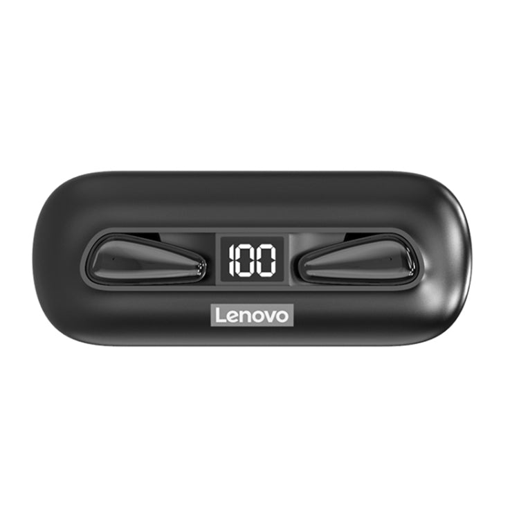 Lenovo LivePods XT95 Ultra-thin Portable Wireless Bluetooth 5.0 Earphones with Charging Box (Black) - Bluetooth Earphone by Lenovo | Online Shopping South Africa | PMC Jewellery