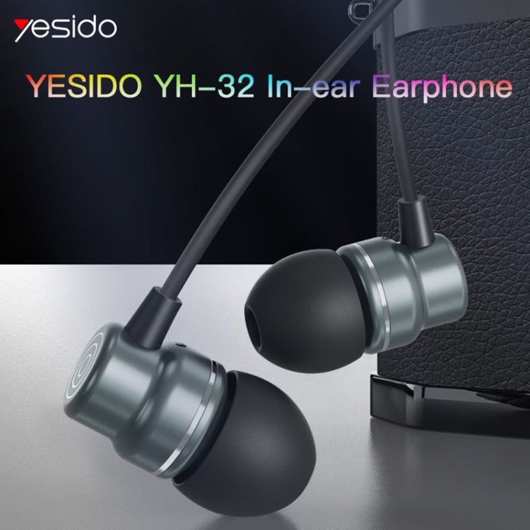 Yesido YH32 3.5mm In-Ear Wired Earphone, Length: 1.2m - In Ear Wired Earphone by Yesido | Online Shopping South Africa | PMC Jewellery