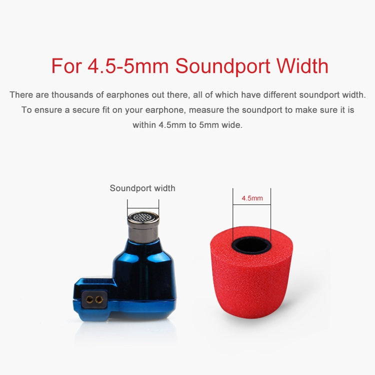 TRN Earphone Silicone Memory Foam Earplug(Black) - Anti-dust & Ear Caps by TRN | Online Shopping South Africa | PMC TechLife | Buy Now Pay Later Mobicred