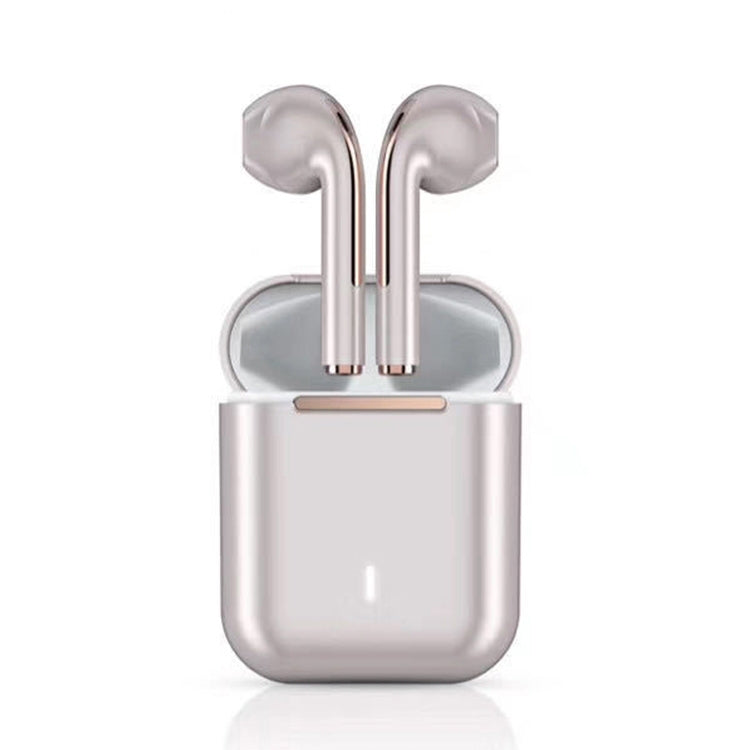 J18 Bluetooth 5.0 TWS Wireless Binaural Bluetooth Earphone with Charging Box(Rose Gold) - TWS Earphone by PMC TechLife | Online Shopping South Africa | PMC TechLife