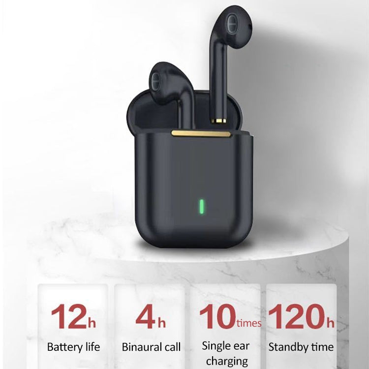 J18 Bluetooth 5.0 TWS Wireless Binaural Bluetooth Earphone with Charging Box(Rose Gold) - TWS Earphone by PMC TechLife | Online Shopping South Africa | PMC TechLife
