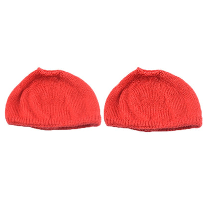 2 PCS Knitted Headphone Dustproof Protective Case for Beats Solo2 / Solo3(Red) - Anti-dust & Ear Caps by PMC Jewellery | Online Shopping South Africa | PMC Jewellery