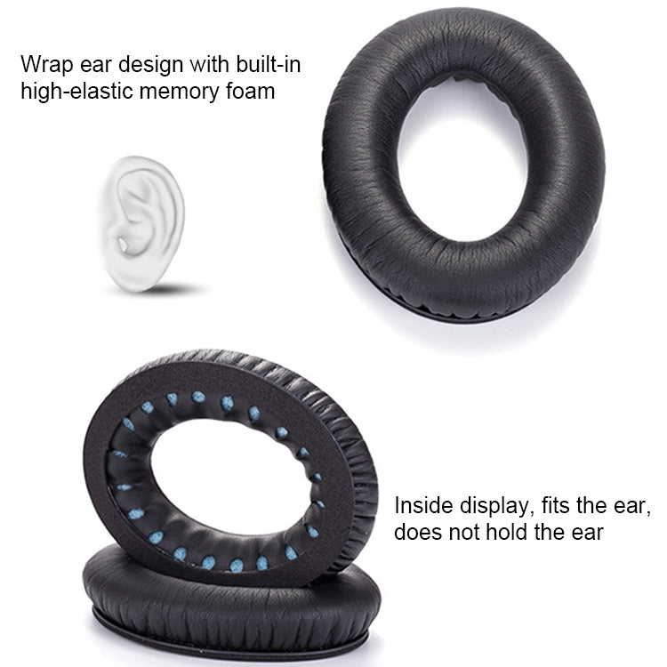 1 Pair Soft Earmuff Headphone Jacket with Common Cotton for BOSE QC2 / QC15 / AE2 / QC25(Gold) - Earmuff & Pad by PMC TechLife | Online Shopping South Africa | PMC TechLife