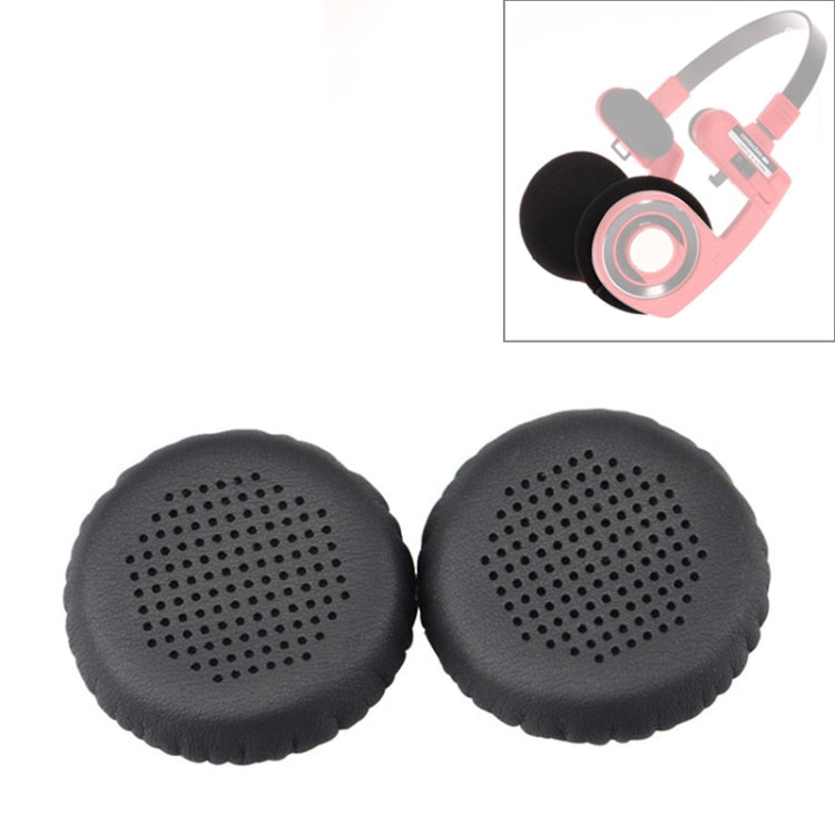 2 PCS For KOSS PP / SP Perforated Ventilation Version Protein Leather Cover Headphone Protective Cover Earmuffs (Black) - Earmuff & Pad by PMC Jewellery | Online Shopping South Africa | PMC Jewellery