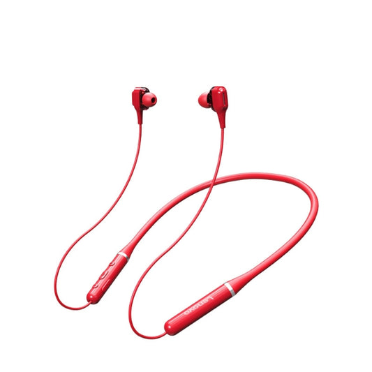Original Lenovo XE66 Intelligent Noise Reduction 8D Subwoofer Magnetic Neck-mounted Sports Bluetooth Earphone, Support Hands-free Call (Red) - Neck-mounted Earphone by Lenovo | Online Shopping South Africa | PMC Jewellery