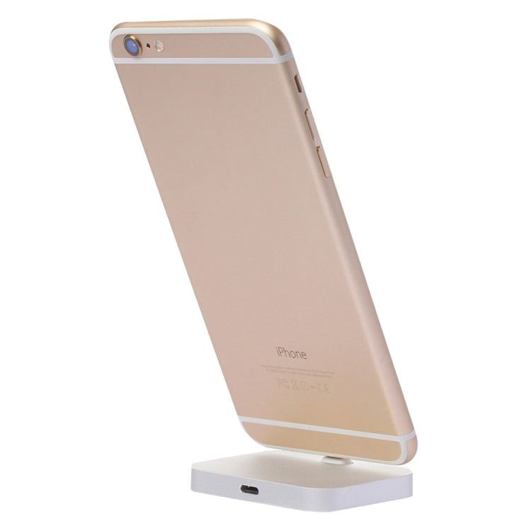 8 Pin Stouch Aluminum Desktop Station Dock Charger for iPhone(Silver) - USB Charger by PMC TechLife | Online Shopping South Africa | PMC TechLife