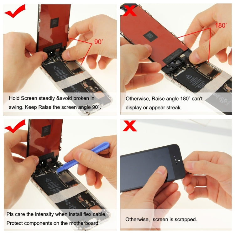TFT LCD Screen for iPhone 6s Plus Digitizer Full Assembly with Front Camera (Black) - free shipping - PMC TechLife - Order now!