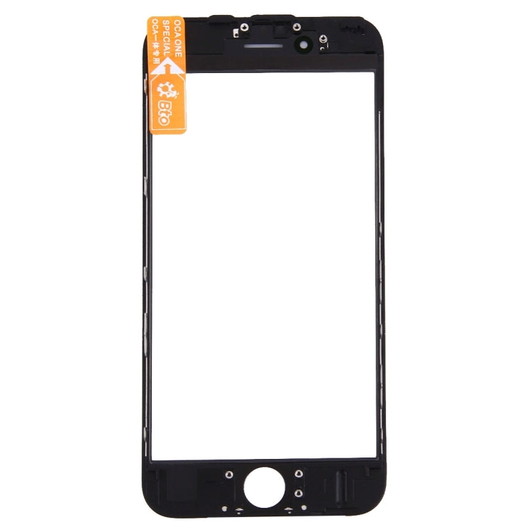 Front Screen Outer Glass Lens with Front LCD Screen Bezel Frame & OCA Optically Clear Adhesive for iPhone 6s(Black) - iPhone 6S/6S Plus Parts by PMC Jewellery | Online Shopping South Africa | PMC Jewellery