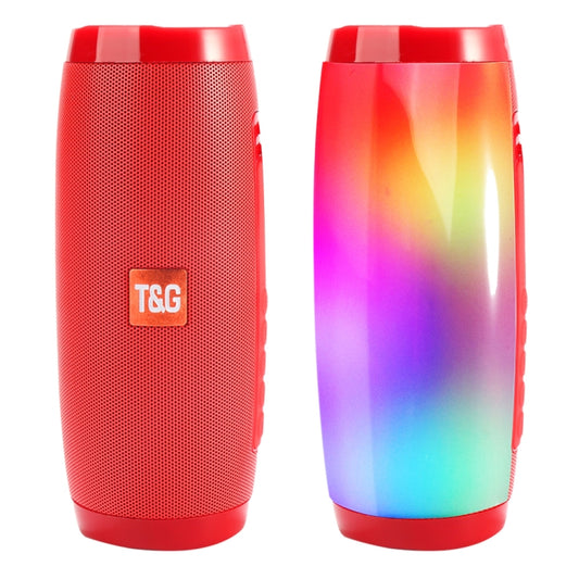 T&G TG157 Bluetooth 4.2 Mini Portable Wireless Bluetooth Speaker with Melody Colorful Lights(Red) - Mini Speaker by T&G | Online Shopping South Africa | PMC Jewellery