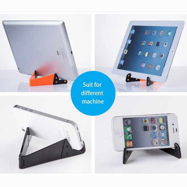 V Shape Universal Mobile Phone Tablet Bracket Holder (Sky Blue) - Desktop Holder by PMC TechLife | Online Shopping South Africa | PMC TechLife