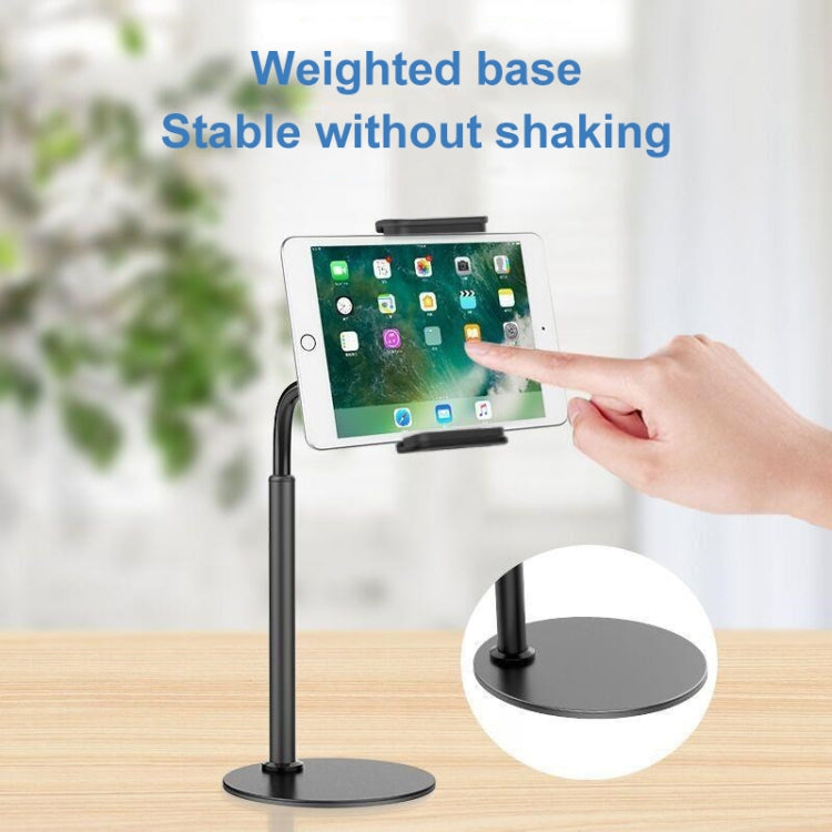 ZM-15 Rotatable Aluminum Alloy Desktop Stand Lazy Stand for 4.7-12.9 inch Mobile Phones / Tablets (White) - Desktop Holder by PMC Jewellery | Online Shopping South Africa | PMC Jewellery