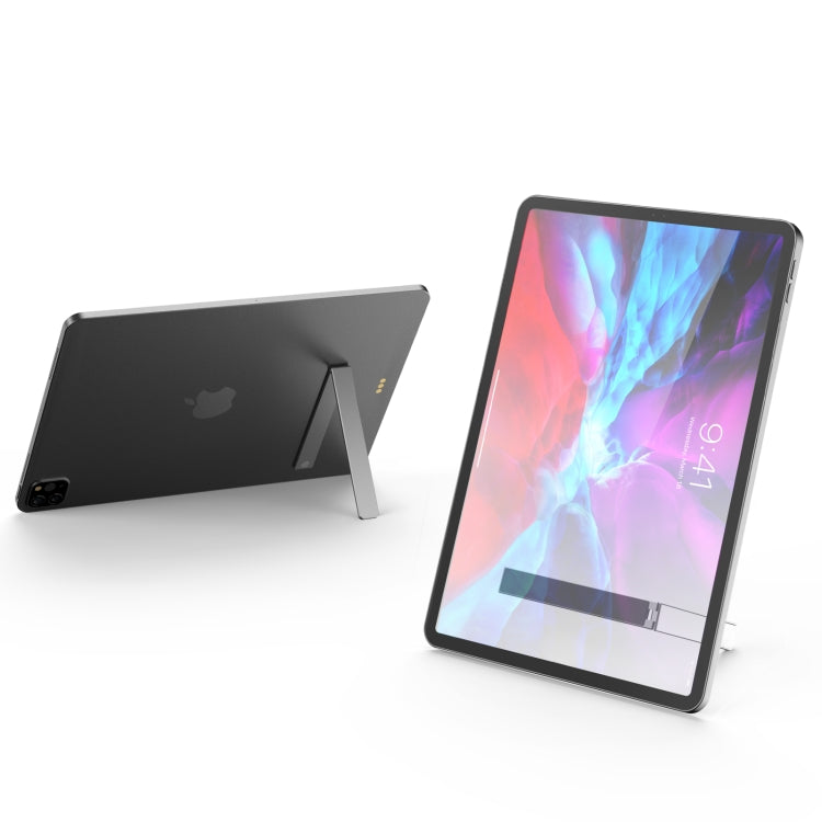 R-JUST PB07 Linear Shape Magnetic Folding Portable Aluminum Alloy Tablet Holder - Hand-Sticking Bracket by R-JUST | Online Shopping South Africa | PMC TechLife