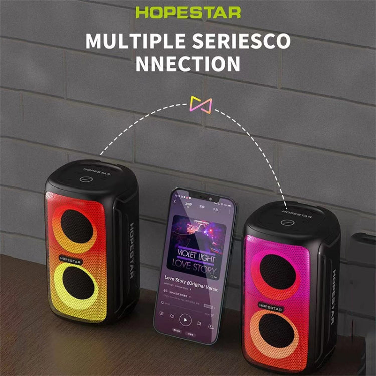 HOPESTAR Party 110 Mini Colorful Lights Wireless Bluetooth Speaker (Grey) - free shipping - PMC TechLife - Order now!