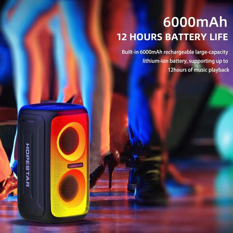 HOPESTAR Party 110 Mini Colorful Lights Wireless Bluetooth Speaker (Grey) - free shipping - PMC TechLife - Order now!