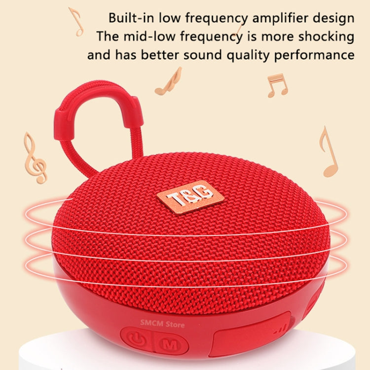 T&G TG352 Outdoor Portable Riding Wireless Bluetooth Speaker TWS Stereo Subwoofer, Support Handsfree Call / FM / TF(Red) - Mini Speaker by T&G | Online Shopping South Africa | PMC Jewellery