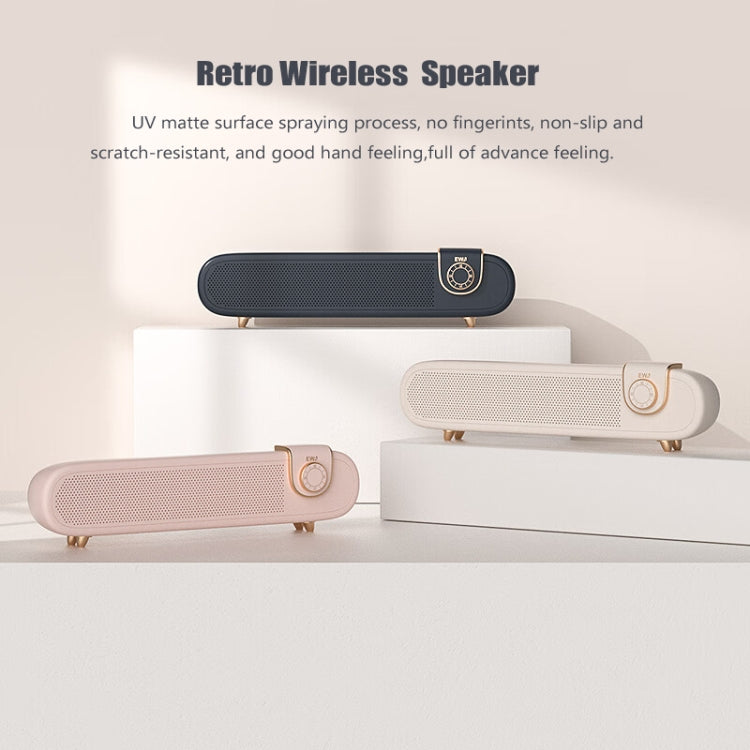 EWA L102 Classic Style Retro Bluetooth Wireless Speaker, Support TF/AUX(White) - free shipping - PMC TechLife - Order now!