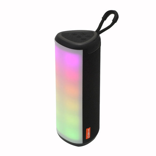 T&G TG357 Portable Wireless Bluetooth Speaker Outdoor Subwoofer with RGB Colorful Light & TWS(Black) - Desktop Speaker by T&G | Online Shopping South Africa | PMC Jewellery