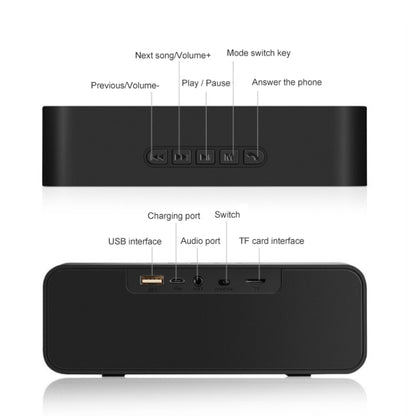 SC211 Pro Outdoor Multi-function Card Wireless Bluetooth Speaker Standard Edition (Black) - Desktop Speaker by PMC Jewellery | Online Shopping South Africa | PMC Jewellery