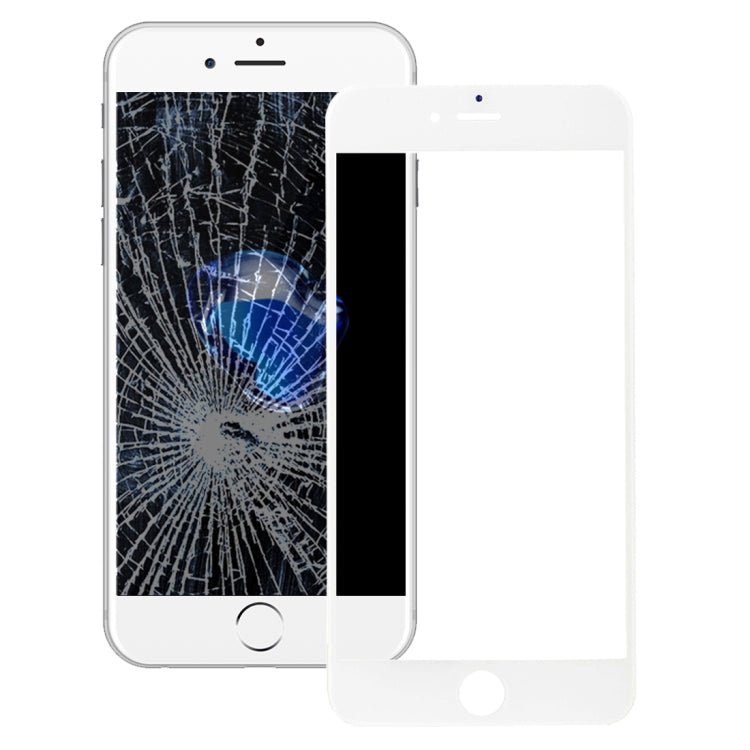 Front Screen Outer Glass Lens with Front LCD Screen Bezel Frame & OCA Optically Clear Adhesive for iPhone 7(White) - free shipping - PMC TechLife - Order now!