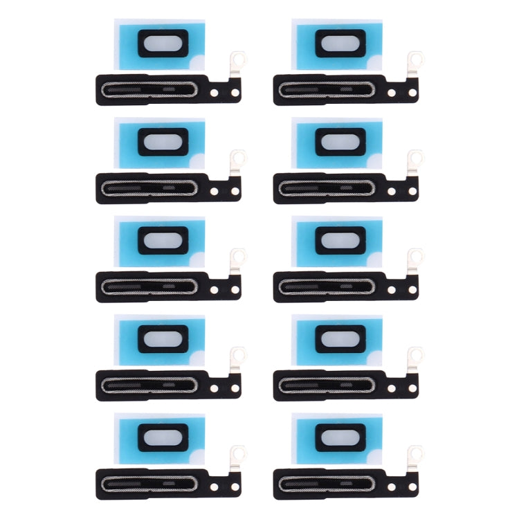 10 PCS Earpiece Receiver Mesh Cover + Earpiece Receiver Adhesive Sticker for iPhone 7 - Metal Parts by PMC TechLife | Online Shopping South Africa | PMC TechLife