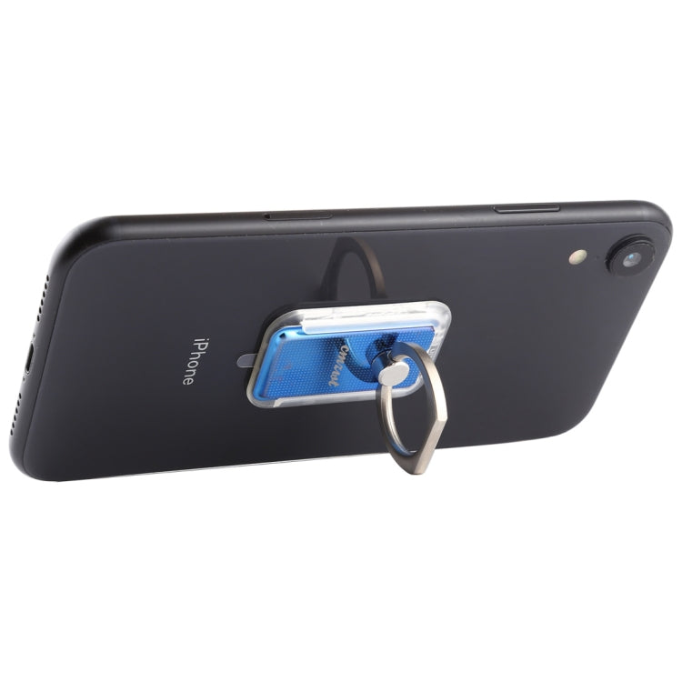 CPS-013 360 Degrees Rotate Freely Removable Magnetic Ring Stand Phone Holder, Support Wireless Charging(Blue) - Ring Holder by PMC Jewellery | Online Shopping South Africa | PMC Jewellery