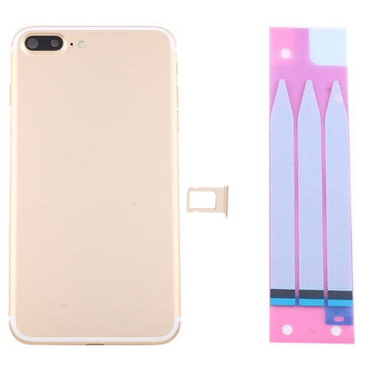 for iPhone 7 Plus Battery Back Cover Assembly with Card Tray(Gold) - Back Cover by PMC Jewellery | Online Shopping South Africa | PMC Jewellery