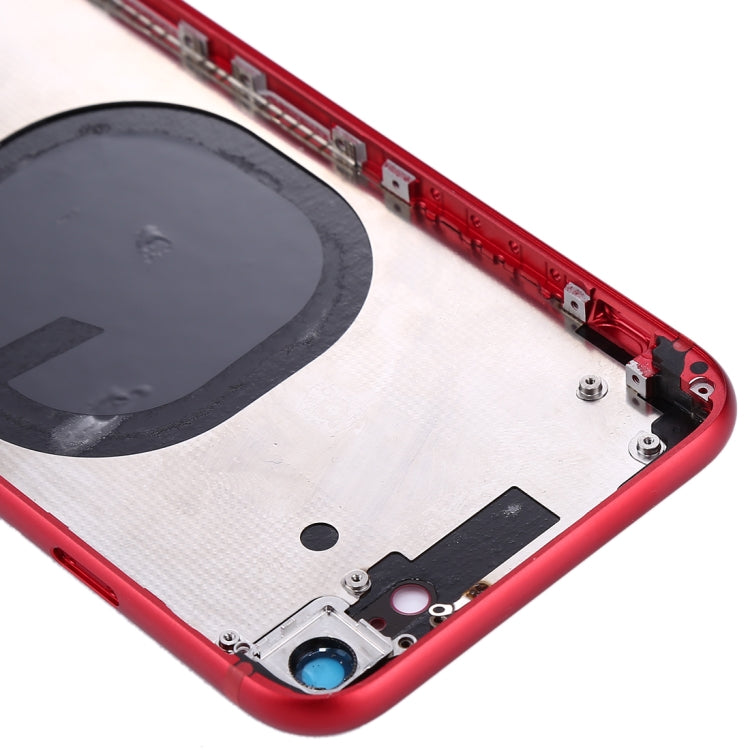 Back Housing Cover for iPhone 8 (Red) - Back Cover by PMC TechLife | Online Shopping South Africa | PMC TechLife