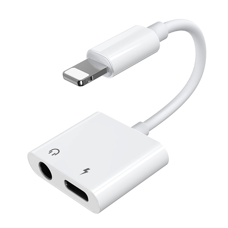 JOYROOM S-Y104 Ben Series Apple 3.5+Lightning Adapter, Length: 1.2m(White) - Earphone Adapter by JOYROOM | Online Shopping South Africa | PMC Jewellery