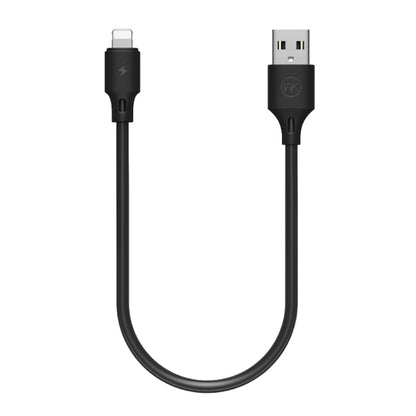 WK WDC-105i 2.4A 8 Pin Full Speed Pro Charging Data Cable, Length: 25cm(Black) - Normal Style Cable by WK | Online Shopping South Africa | PMC Jewellery