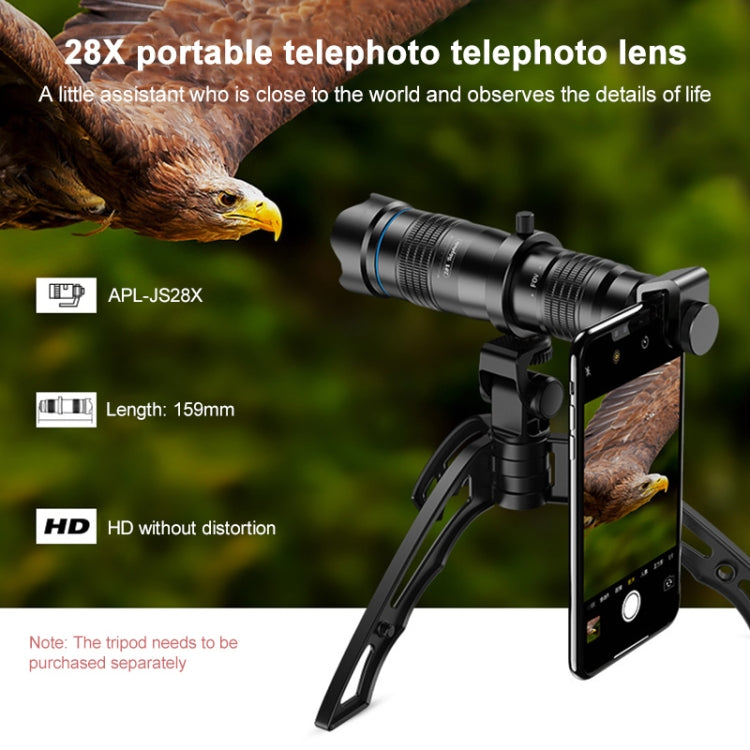 APEXEL APL-JS28X 28X HD External Dual-adjustment Zoom Telescope Universal Telephoto Phone Lens - Others Lens by APEXEL | Online Shopping South Africa | PMC Jewellery