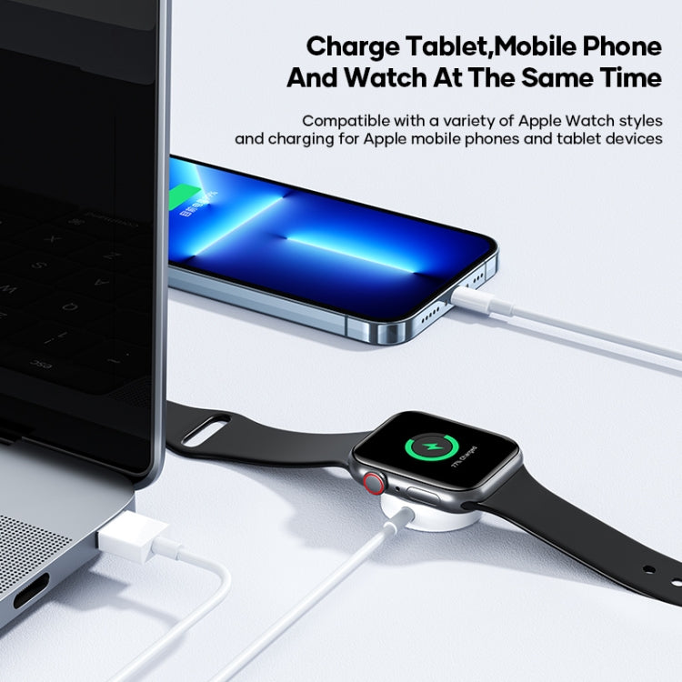 2 in 1 USB to 8 Pin + + Magnetic Watch Wireless Charger Data Cable, Cable Length: 1.2m - 2 in 1 Cable by PMC TechLife | Online Shopping South Africa | PMC TechLife