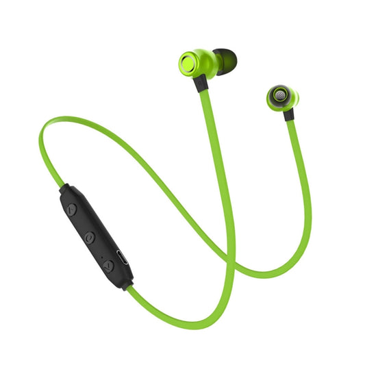 XRM-X5 Sports IPX4 Waterproof Magnetic Earbuds Wireless Bluetooth V4.1 Stereo In-ear Headset, For iPhone, Samsung, Huawei, Xiaomi, HTC and Other Smartphones(Green) - Bluetooth Earphone by PMC Jewellery | Online Shopping South Africa | PMC Jewellery