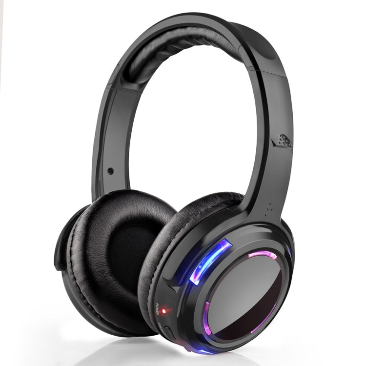 UHF-9 Headset LED Wireless Noise Cancelling Earphone (Black) - Headset & Headphone by PMC TechLife | Online Shopping South Africa | PMC TechLife