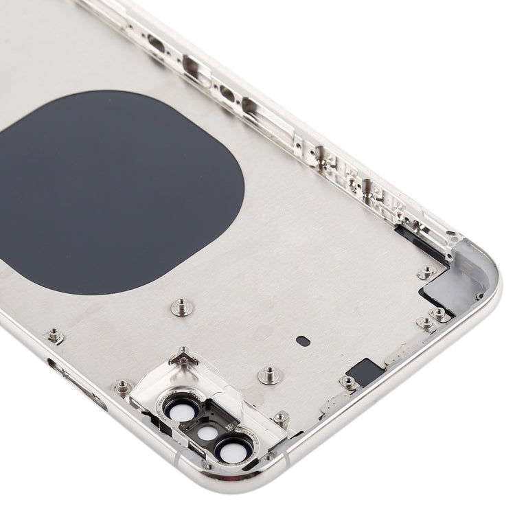 Back Cover with Camera Lens & SIM Card Tray & Side Keys for iPhone XS Max(White) - Back Cover by PMC TechLife | Online Shopping South Africa | PMC TechLife