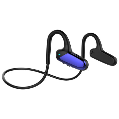 F808 Bluetooth 5.0 Waterproof Bone Conduction Sport Bluetooth Earphone(Blue) - Bluetooth Earphone by PMC Jewellery | Online Shopping South Africa | PMC Jewellery