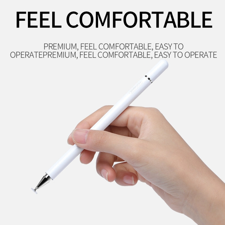 JOYROOM JR-BP560 Excellent Series Portable Universal Passive Disc Head Capacitive Pen with Replaceable Refill(Silver) - Stylus Pen by JOYROOM | Online Shopping South Africa | PMC Jewellery