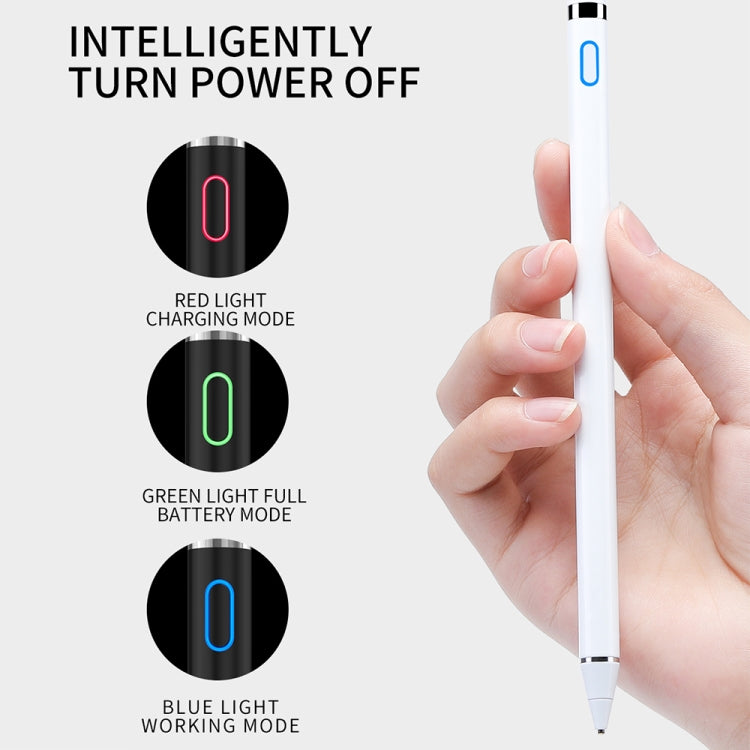 JOYROOM JR-K811 Excellent Series Micro USB Rechargeable Active Capacitive Stylus Pen with Magnetic Cap, Compatible with Android & IOS(White) - Stylus Pen by JOYROOM | Online Shopping South Africa | PMC Jewellery