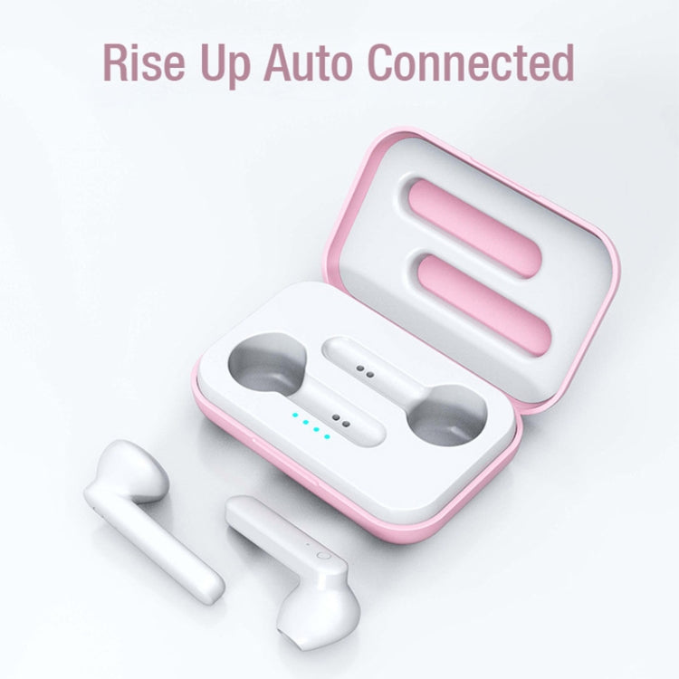 X26 TWS  Bluetooth 5.0 Wireless Touch Bluetooth Earphone with Magnetic Attraction Charging Box, Support Voice Assistant & Call(Pink) - TWS Earphone by PMC TechLife | Online Shopping South Africa | PMC TechLife