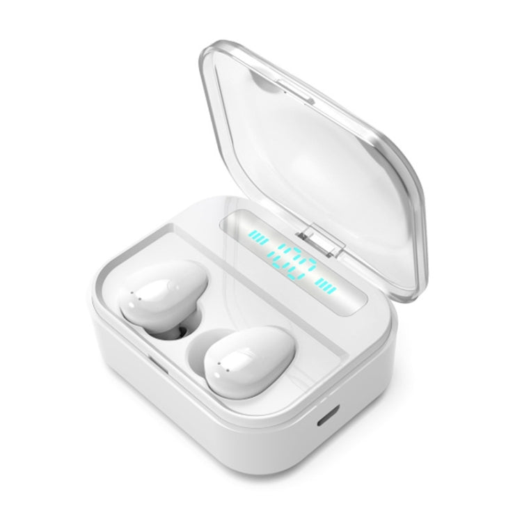 X7 TWS V5.0 Binaural Wireless Stereo Bluetooth Headset with Charging Case and Digital Display(White) - TWS Earphone by PMC TechLife | Online Shopping South Africa | PMC TechLife