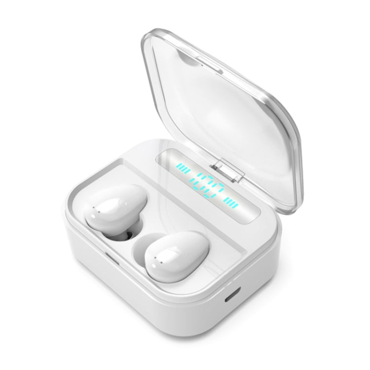 X7 TWS V5.0 Binaural Wireless Stereo Bluetooth Headset with Charging Case and Digital Display(White) - TWS Earphone by PMC TechLife | Online Shopping South Africa | PMC TechLife