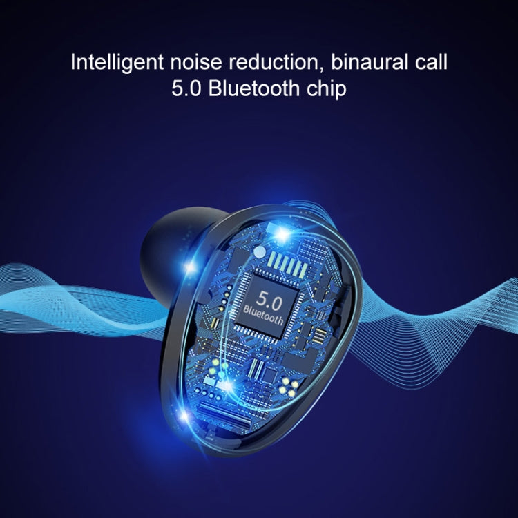 X7 TWS V5.0 Binaural Wireless Stereo Bluetooth Headset with Charging Case and Digital Display(White) - TWS Earphone by PMC TechLife | Online Shopping South Africa | PMC TechLife