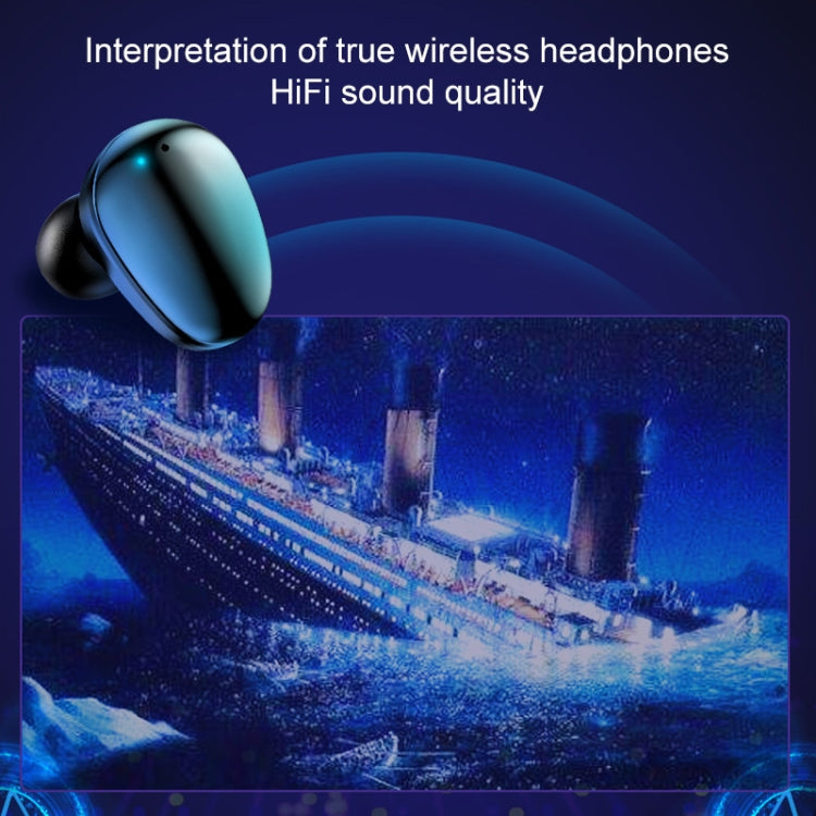 X7 TWS V5.0 Binaural Wireless Stereo Bluetooth Headset with Charging Case and Digital Display(White) - TWS Earphone by PMC TechLife | Online Shopping South Africa | PMC TechLife