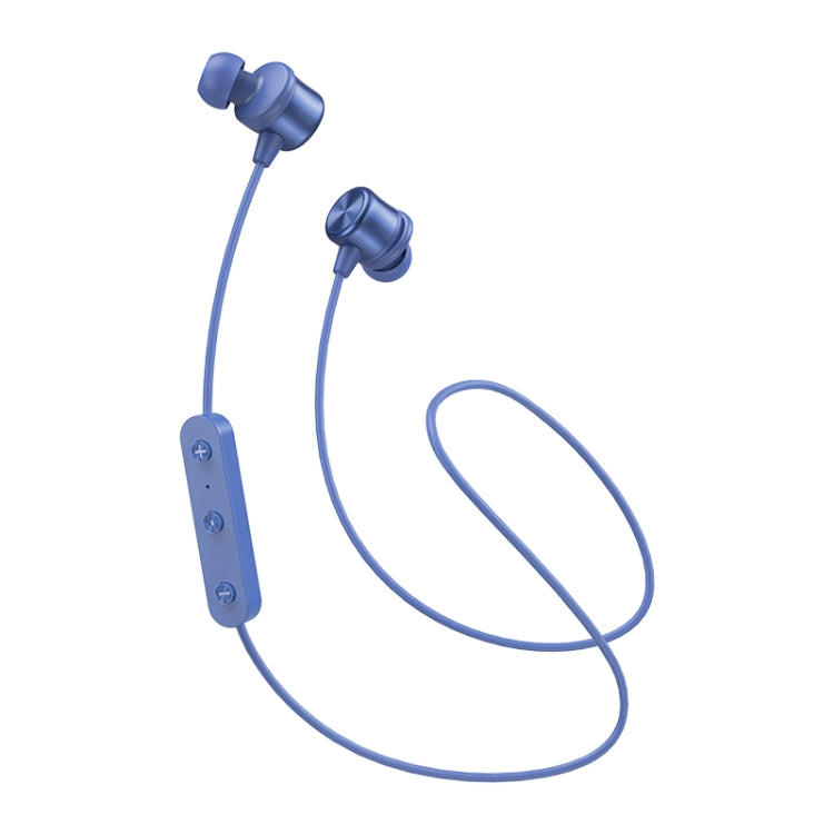 JOYROOM JR-D3S Bluetooth 4.2 Dual Battery Sports Bluetooth Headset Earphone(Blue) - Neck-mounted Earphone by JOYROOM | Online Shopping South Africa | PMC Jewellery