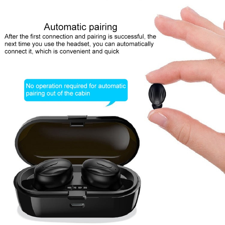 XG13 Bluetooth 5.0 TWS Mini Stereo Wireless Bluetooth Earphone (White) - TWS Earphone by PMC TechLife | Online Shopping South Africa | PMC TechLife